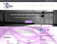 Tablet Screenshot of denoyerdance.com